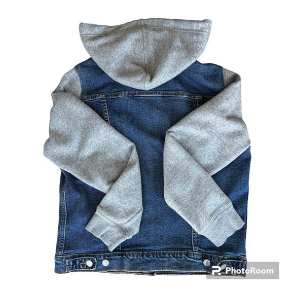 Levi’s Hybrid Denim Hoodie Classic Trucker Jacket - Picture 4 of 9